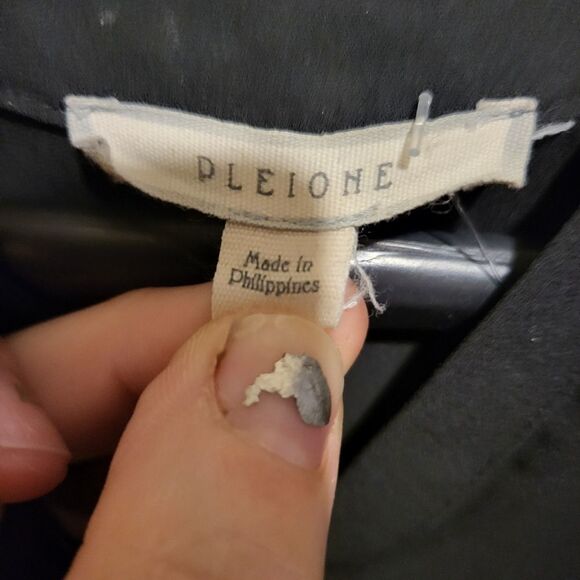 Black Blouse by Pleione in size Women's Small - Picture 4 of 6